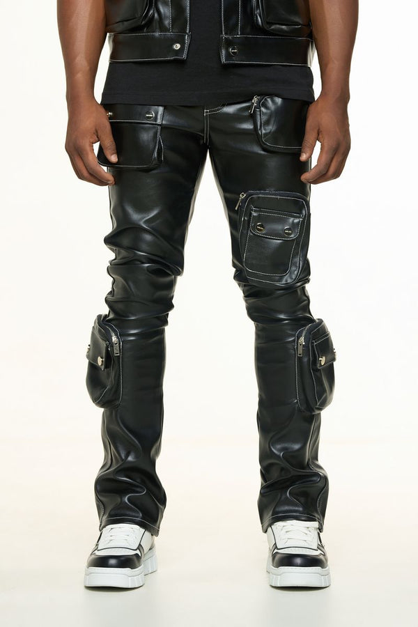 "FLOAT ON" CARGO FLAIR STACK LEATHER (BLACK)