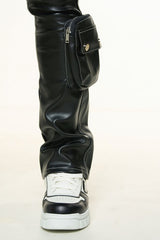 "FLOAT ON" CARGO FLAIR STACK LEATHER (BLACK)