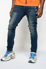 "RELIABLE" SKINNY DENIM (Navy)