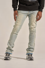 "ARISE" STACK DENIM (ICE BLUE)