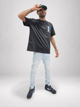 Milkyway Rhinestone SKINNY DENIM (Light Blue)