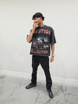 Come Home Rhinestone Straight Leg DENIM (Jet Black)