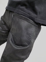 Pitch Black SKINNY DENIM (Jet Black Waxed)