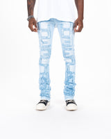 "INSPIRED BY" FLARE STACK DENIM