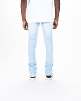 "INSPIRED BY" FLARE STACK DENIM