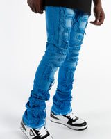 "INSPIRED BY" FLARE STACK DENIM