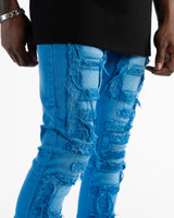 "INSPIRED BY" FLARE STACK DENIM