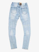 Milkyway Rhinestone SKINNY DENIM (Light Blue)