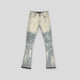 "JOYFUL JOURNEY" FLARE STACK DENIM