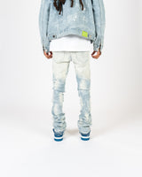 "JOYFUL JOURNEY" FLARE STACK DENIM