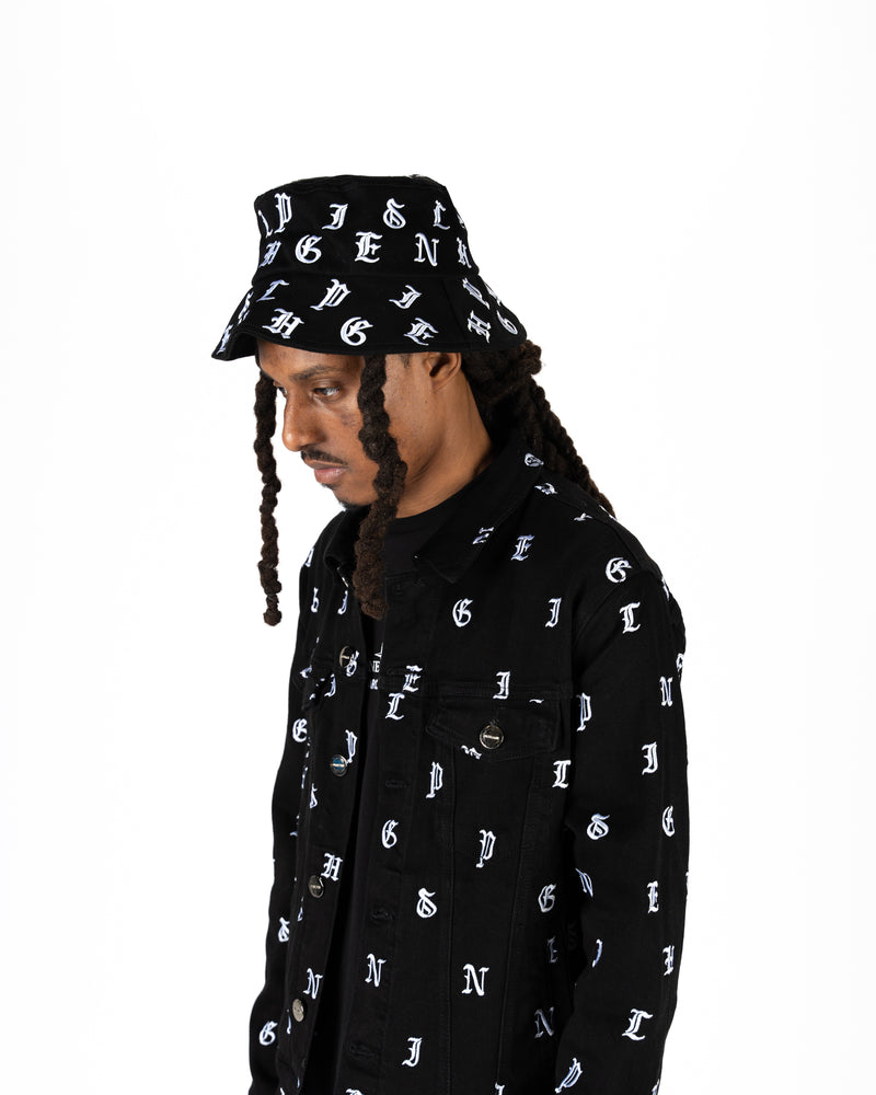 "SOUL STAMPED" BUCKET HAT