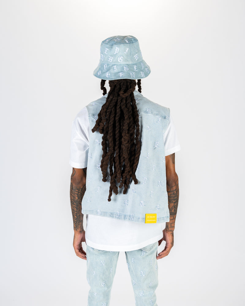 "SOUL STAMPED" CARGO VEST