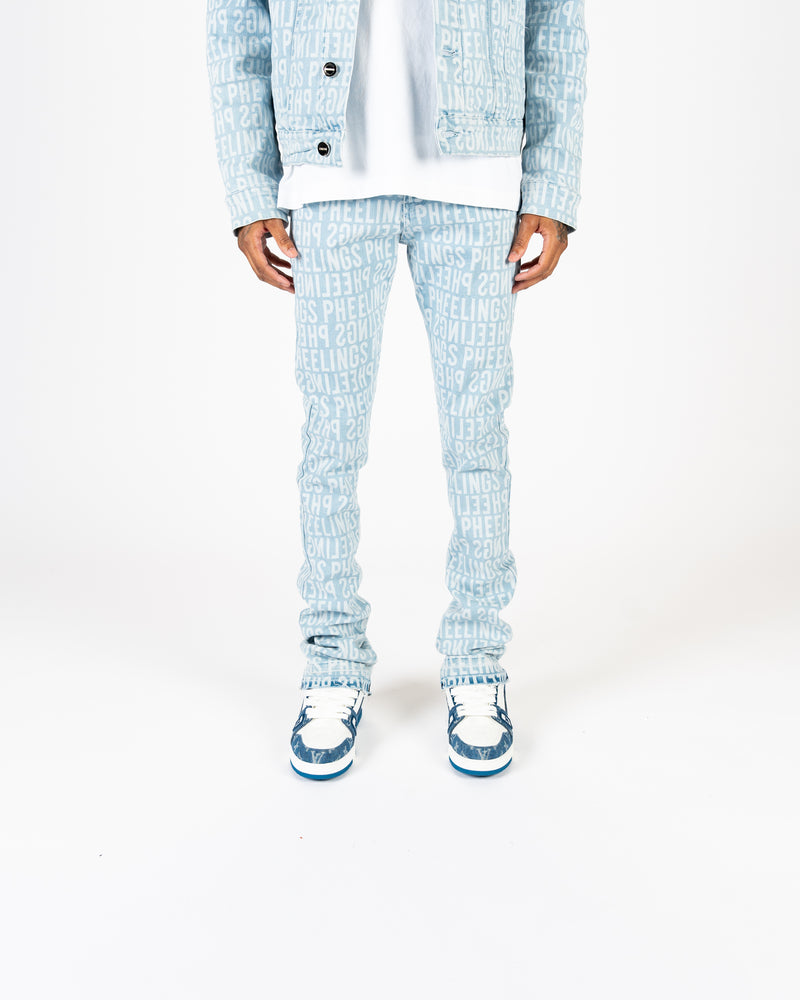 "ON MY MIND" FLARE STACK DENIM