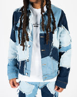 "LEFT IN THE PAST" DENIM JACKET