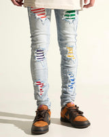 "MIXED EMOTIONS" DENIM