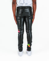 "I MISS YOU" SKINNY LEATHER